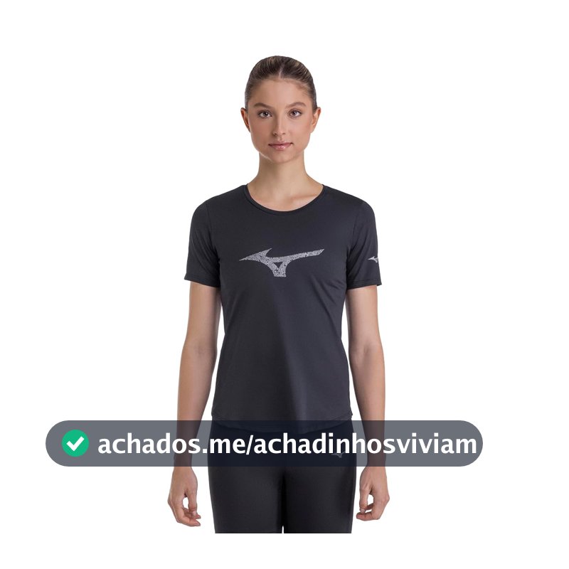 Camiseta Mizuno Focus Stamp 2 Feminino