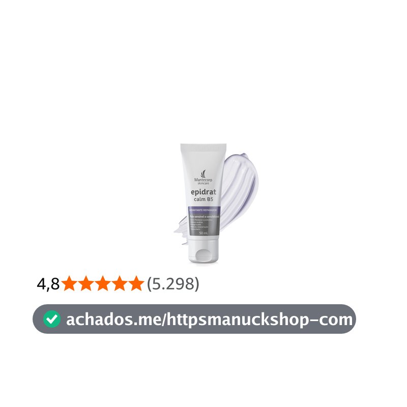 MANTECORP - Hidratante Epidrat Calm B5 - Hidrata e Acalma a Pele, Conforto Imediato, D-Pantenol