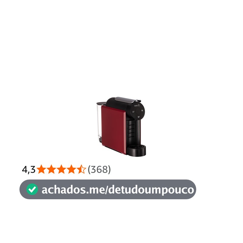 Cafeteira Cápsulas MiniQool Vermelha 220V
