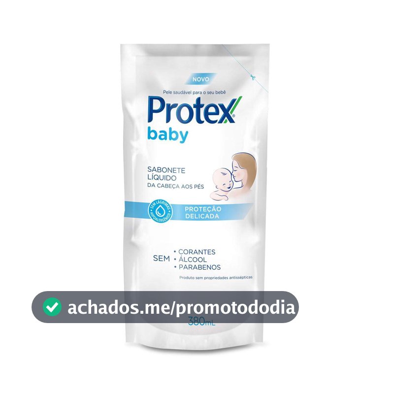 Protex Baby Delicate Care Sabonete Líquido Infantil Refil, 380ml