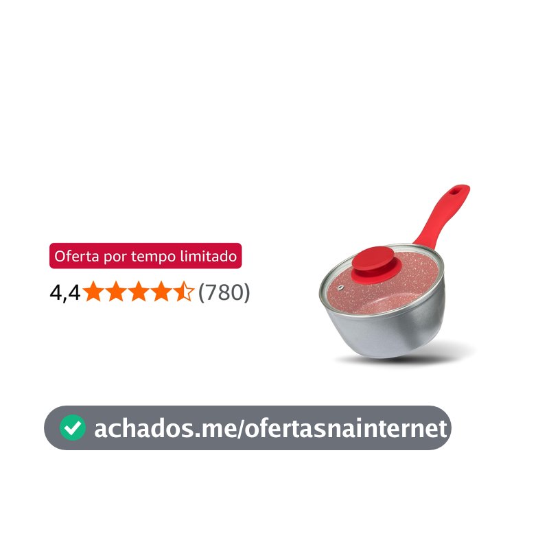 Philco Panela PPH160APR Redstone com Tampa de Vidro 1,4L - Cinza com Vermelho