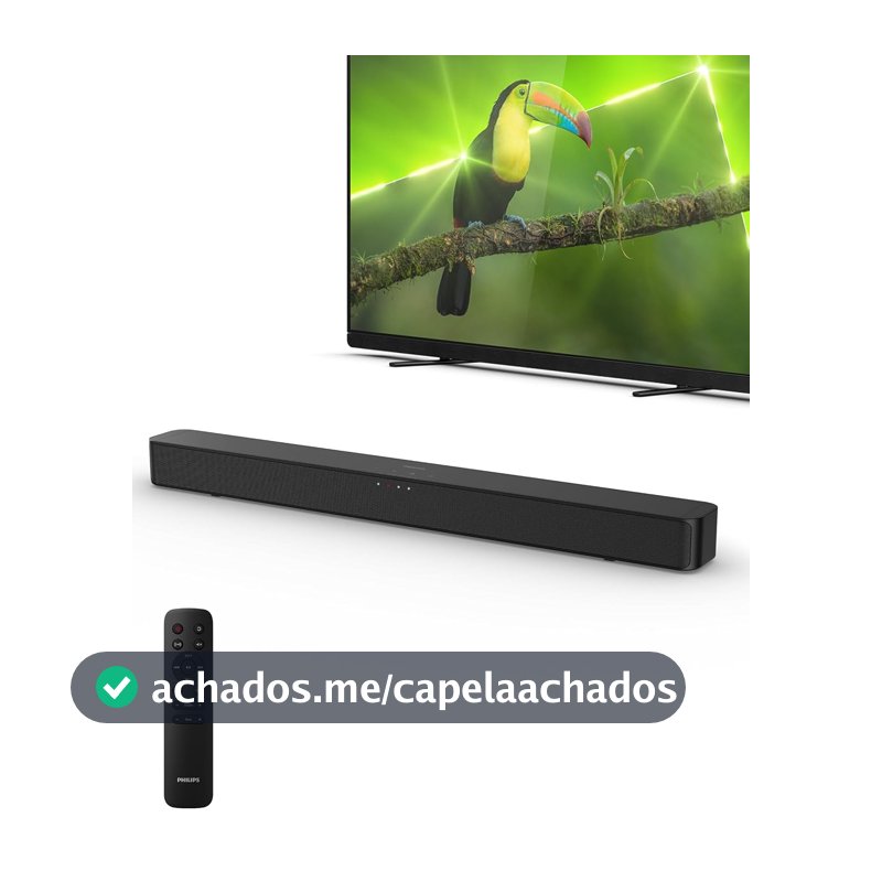 Barra de som Philips B4000 para TV, som de canal 2.0, áudio BT LE, configuração fácil, EasyLINK, Roku TV Ready, controle remoto