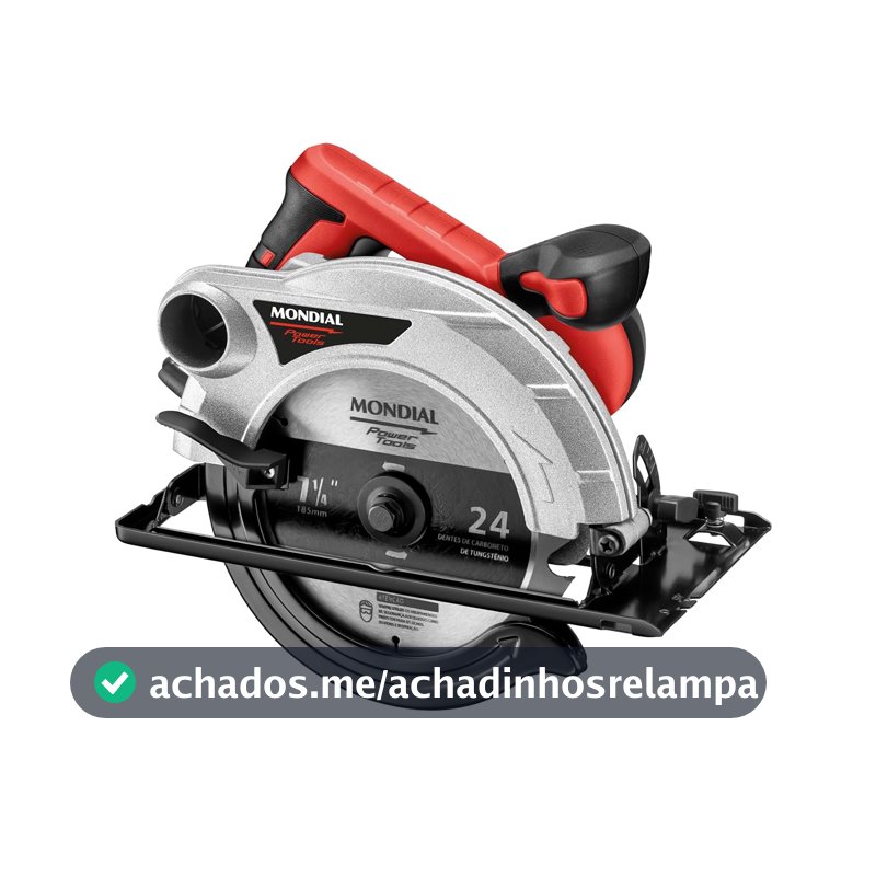 MONDIAL Serra Circular, Vermelho, 1500W, 110V - FSC-04
