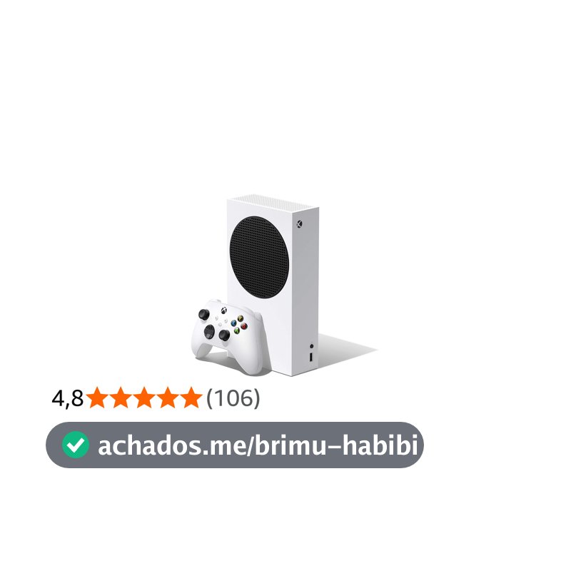 Microsoft Xbox Series S 512 GB All-Digital Console de jogos + 1 controle sem fio Xbox, branco - resolução de 1440p, até 120 FPS, 802.11ac 2x2 WiFi - WEPGPY HDMI Cabo