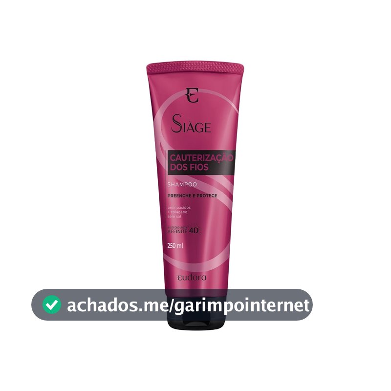 Eudora Siàge Shampoo Cauterização dos Fios 250ml