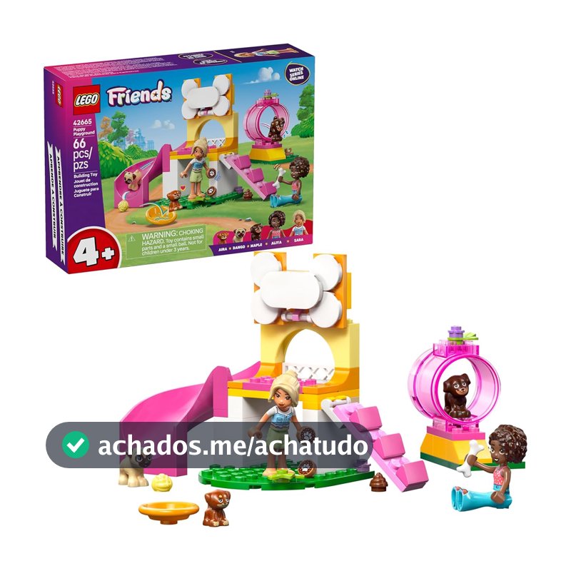 LEGO Friends Parquinho dos Cachorrinhos 42665 (66 Peças)