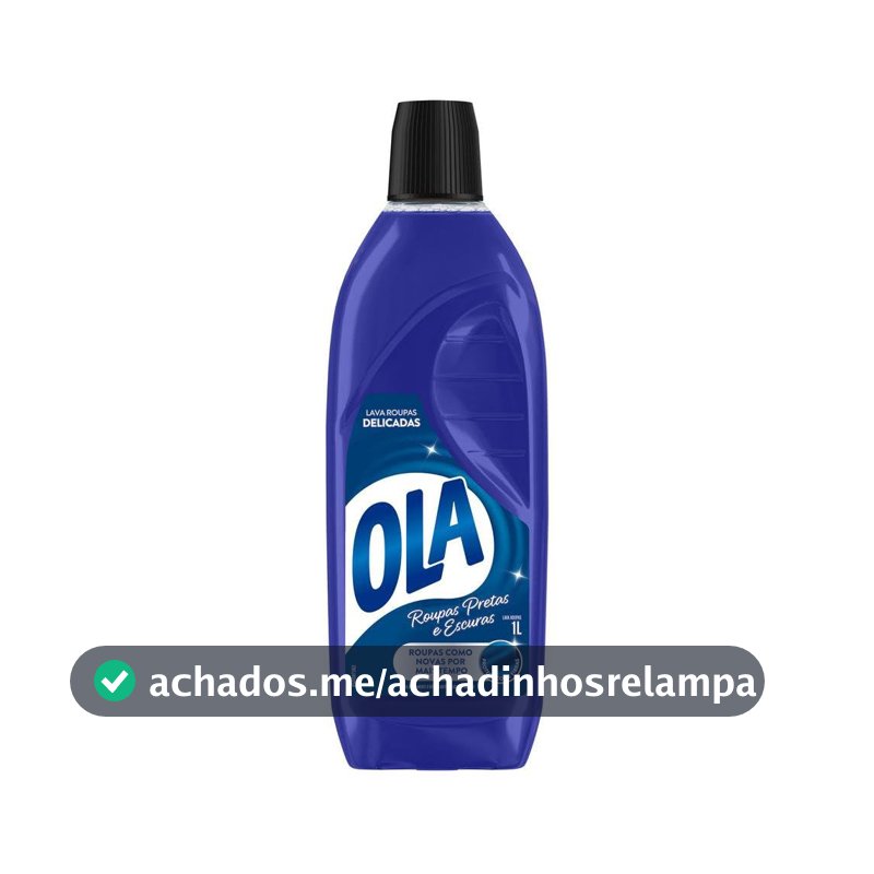 Ola Roupas Pretas e Escuras Sabão Líquido, 1L