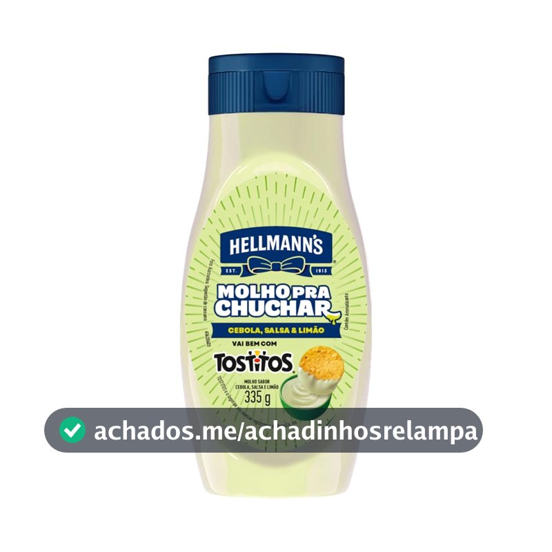 Molho para Chuchar de Cebola, Salsa e Limão Hellmann’s