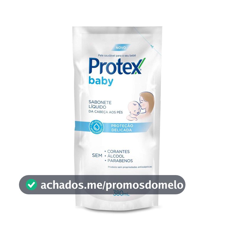 Protex Baby Delicate Care Sabonete Líquido Infantil Refil, 380ml