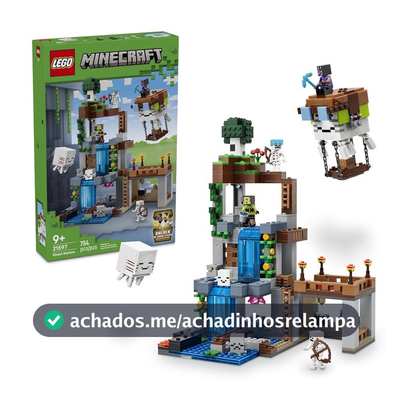 LEGO Minecraft Estação Ghast 21597 9+ anos 754 peças Building Kit