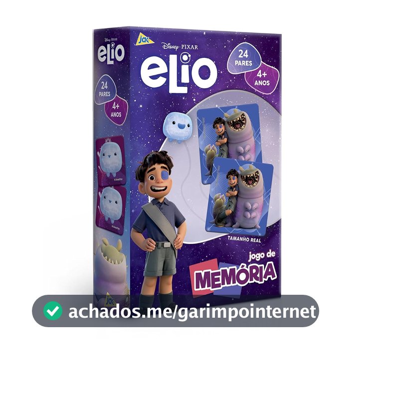 Toyster - Jogo de Memória: Elio - Divertido, Educativo - Disney - JAK
