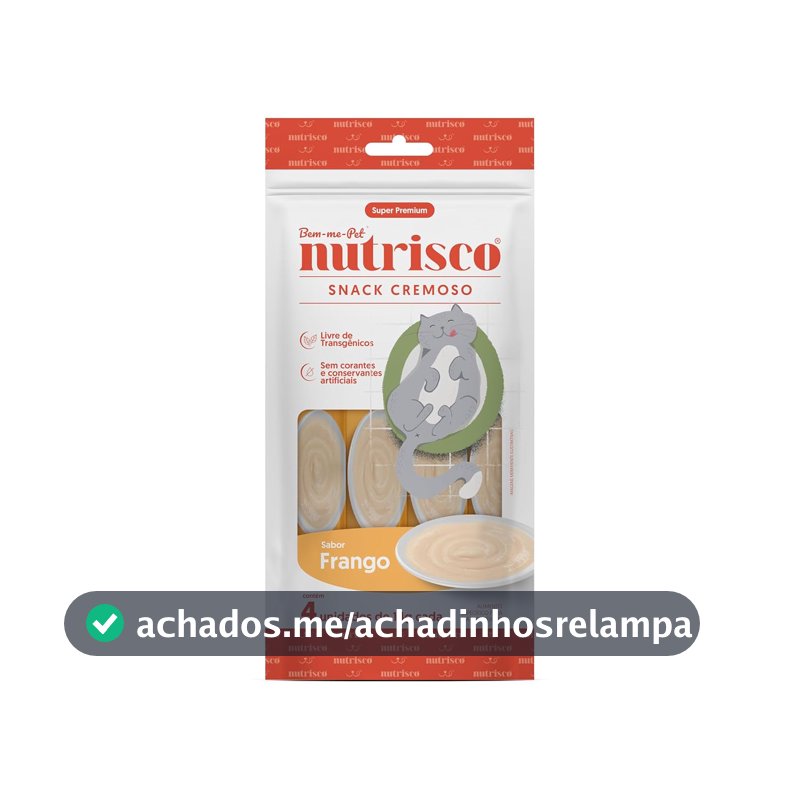 SNACK CREMOSO NUTRISCO 56G FRANGO GATOS