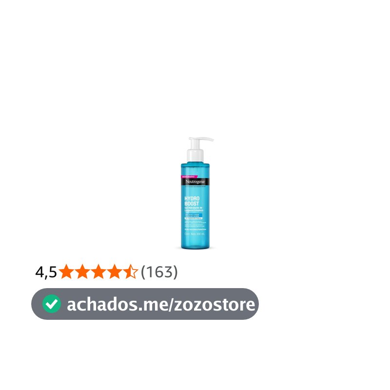 Gel de Limpeza Facial Neutrogena Hydro Boost, 300ml
