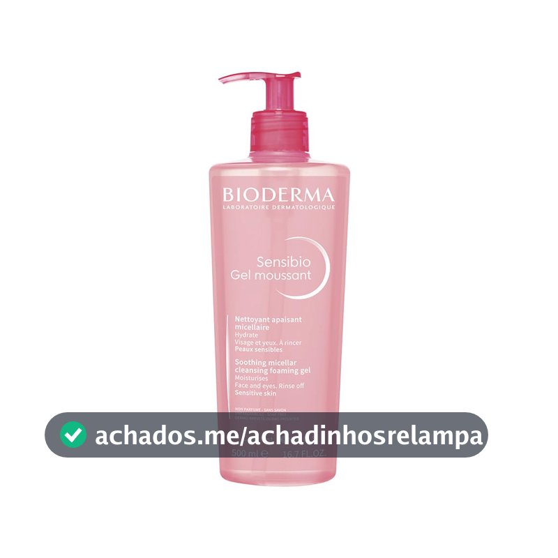BIODERMA Gel de Limpeza Micelar Facial Sensibio Gel Moussant 525G