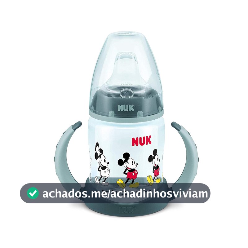 NUK Copo De Treinamento First Choice Mickey Mouse Cinza 150 Ml