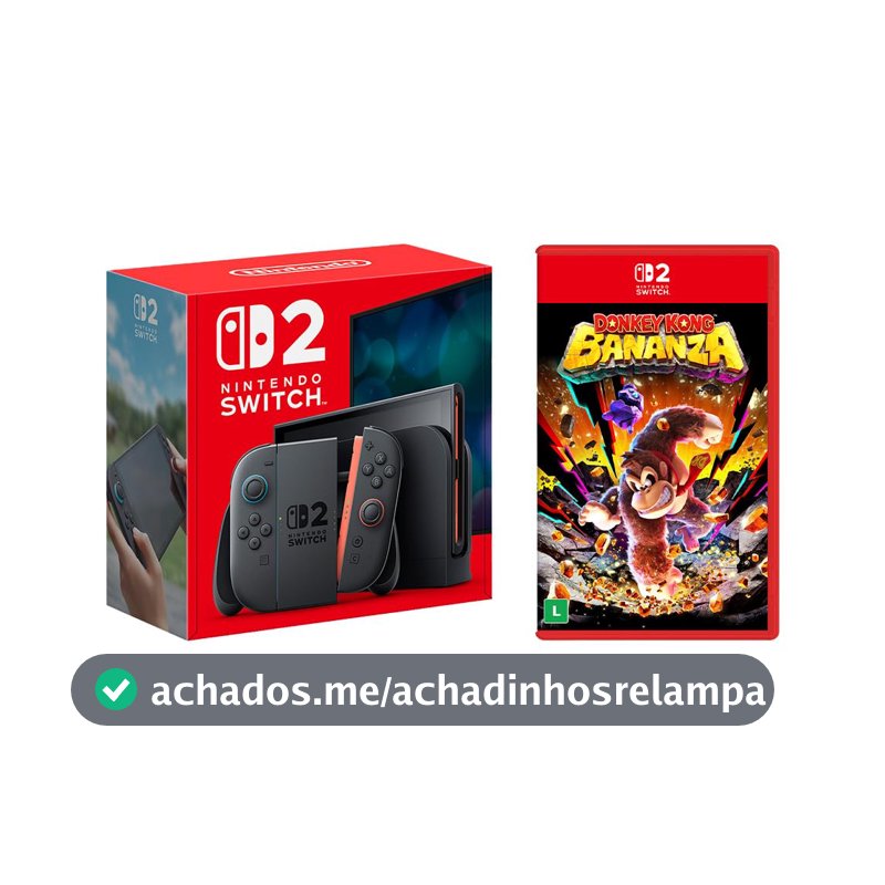 Console Nintendo Switch 2 + Jogo Donkey Kong Bananza