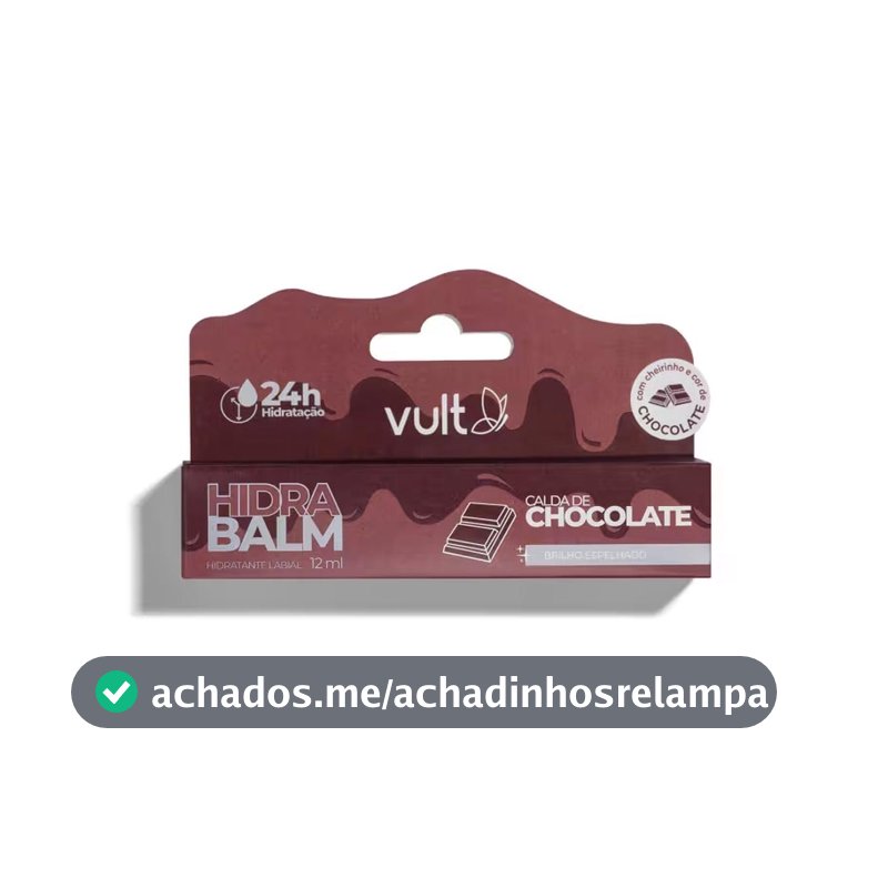 VULT HIDRATANTE LABIAL HIDRA BALM CALDA DE CHOCOLATE 12ml