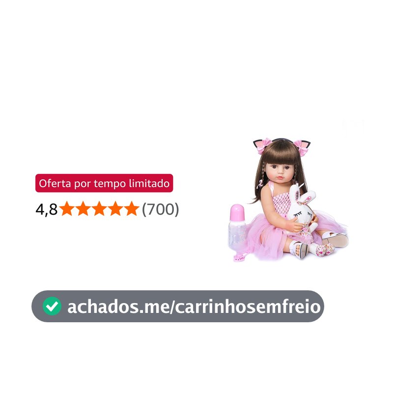 Bebê Reborn Boneca Menina 100% silicone pode dar banho criança presente Original Princesa 55CM