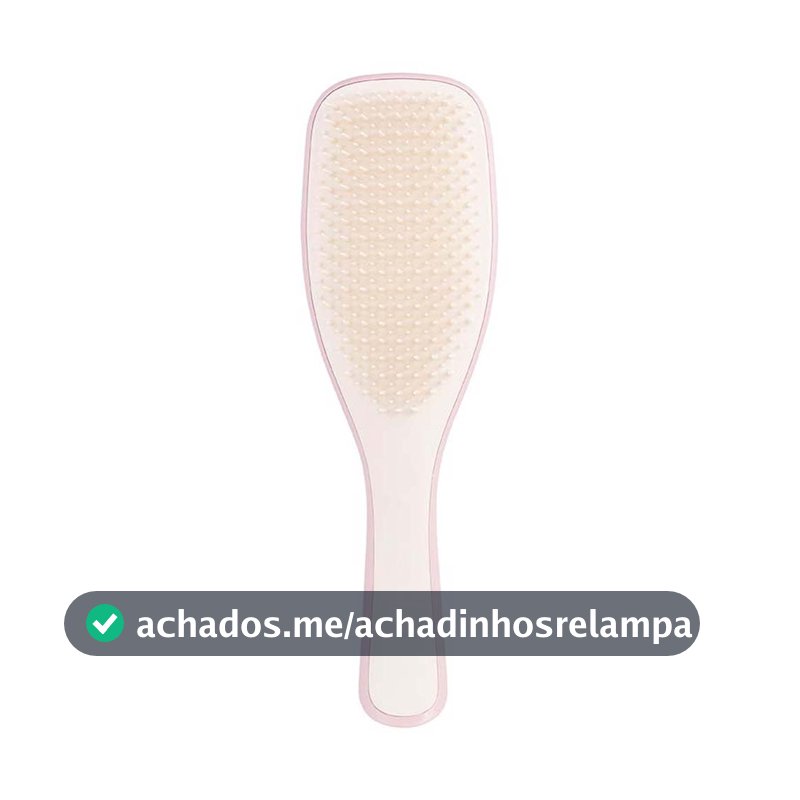 Tangle Teezer - Escova de cabelo desembaraçadora The Wet Detangler para texturas finas e frágeis. Ideal para o uso em cabelos molhados. Cor: Rosa