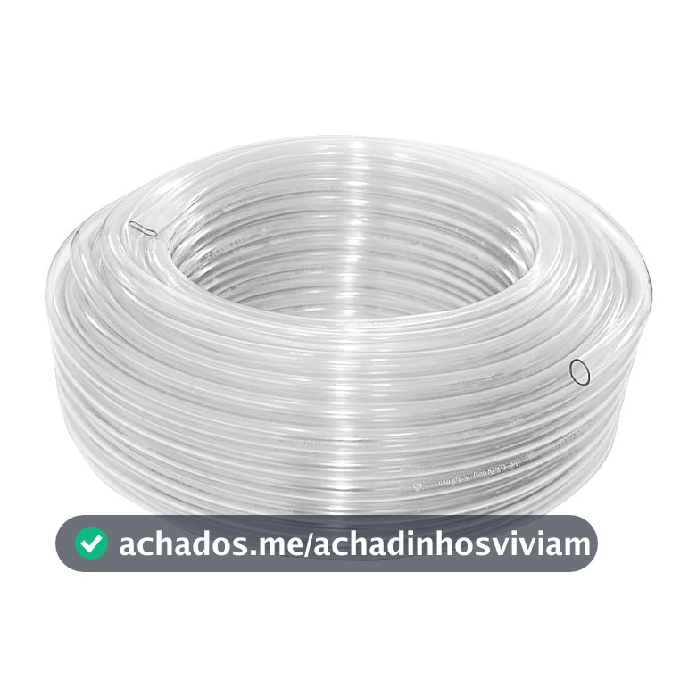Mangueira cristal 5/16" x 1,3 mm para nível, rolo 50 m, Vonder