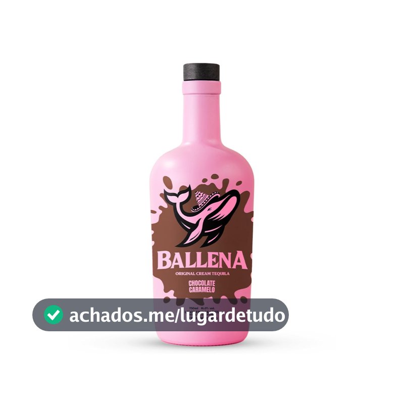 Licor Ballena chocolate e caramelo 750ml