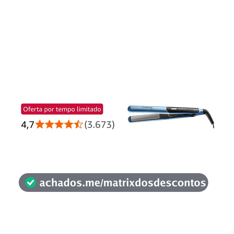 Britânia Prancha, Titanium Blue, 35w, Azul, Bivolt
