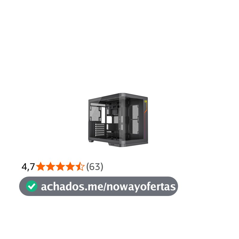 Gabinete Redragon Wideload Extreme Vidro Curvo Preto