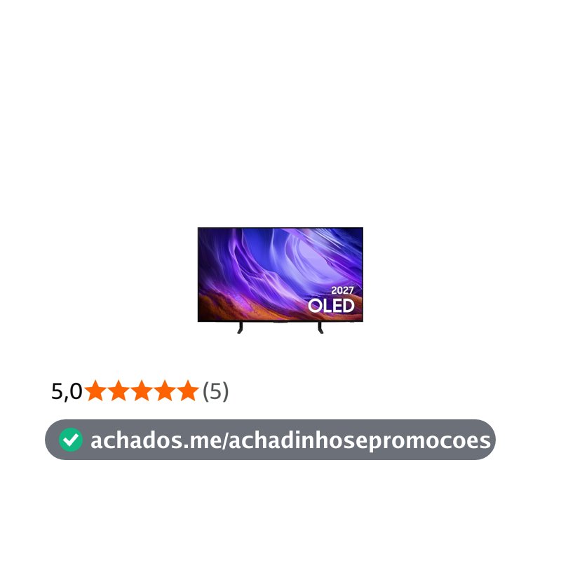 Samsung Vision AI TV 55" OLED 4K S85H 26/2027