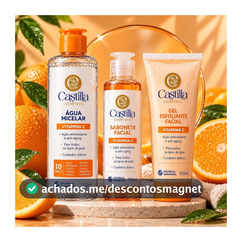 Kit Skin Care Vitamina C Castilla Cosméticos