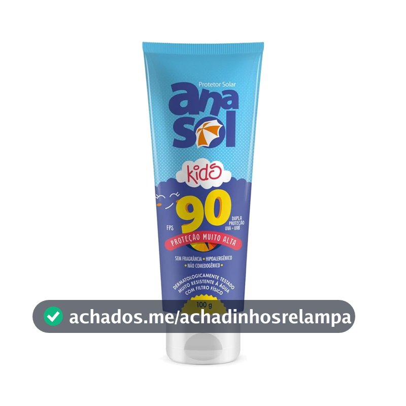 Anasol Protetor Solar KIDS FPS 90-100 g
