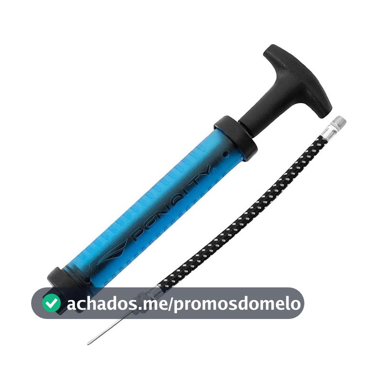 Bomba de Ar Manual Penalty Sac com Agulha, Azul, Único