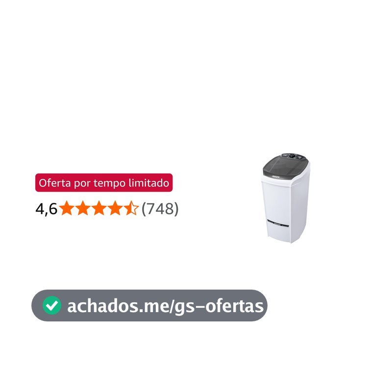SUGGAR LAVADORA DE ROUPAS LAVAMAX ECO 10KG 220V BRANCA LE1022BR