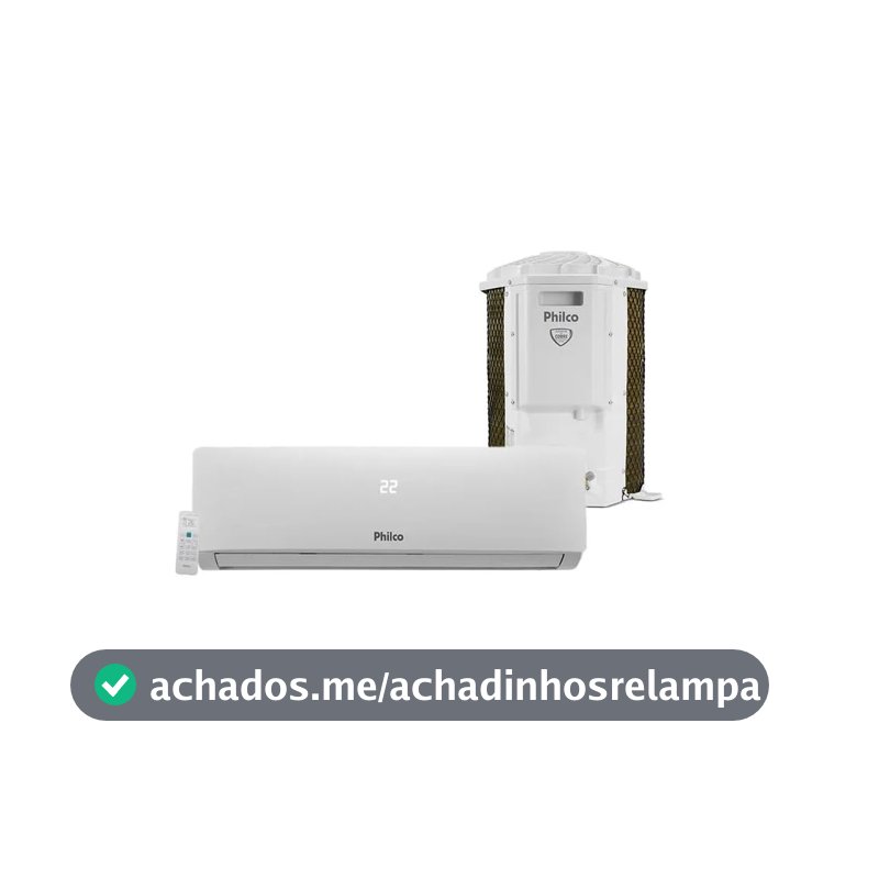 Ar Condicionado Split Hi Wall Philco 12000 BTU/h Frio PAC12FI – 220 Volts