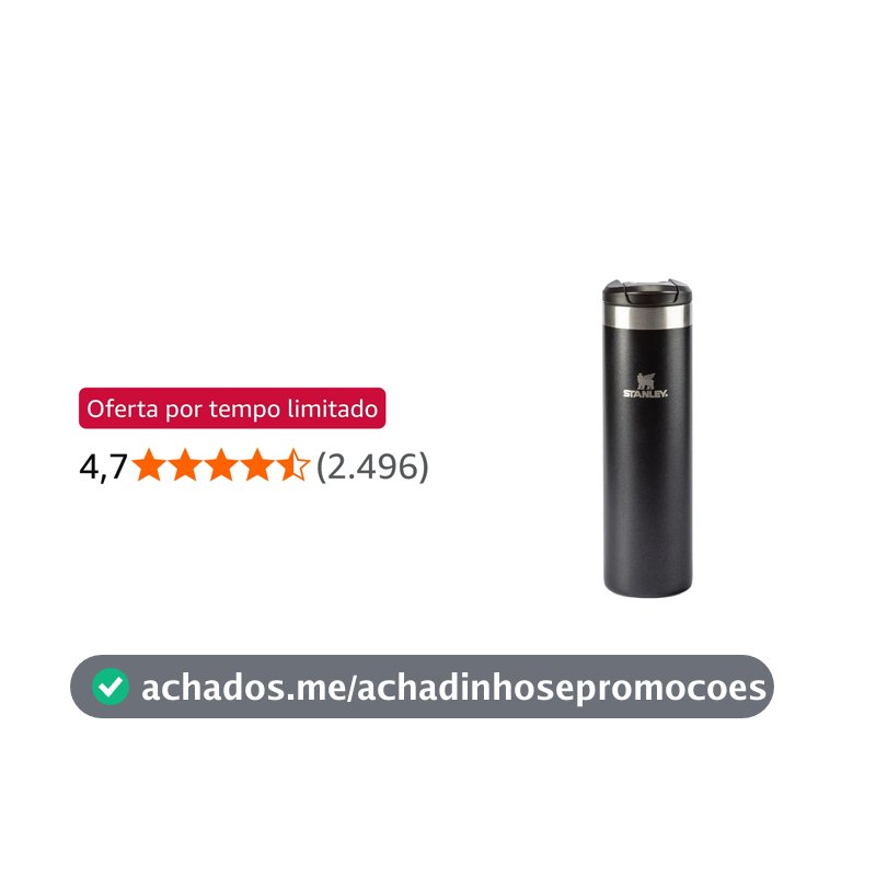 Stanley Garrafa Térmica Aerolight Transit Black 591ml