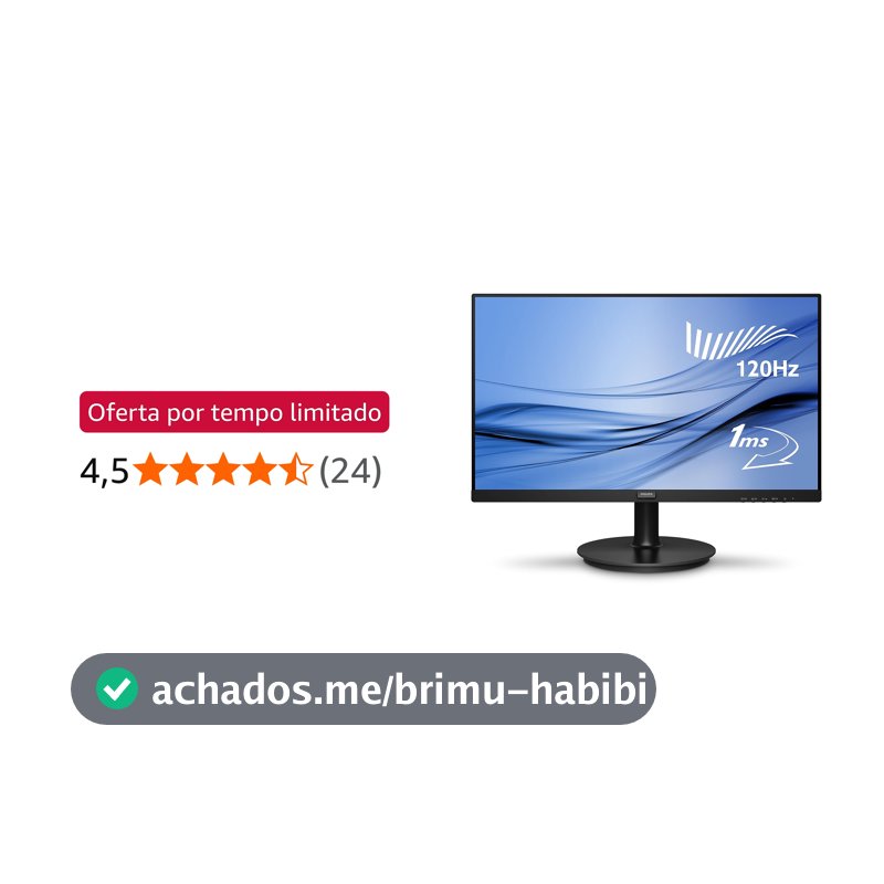 Monitor Philips 22" 120Hz 1ms Gaming 221V8LB3