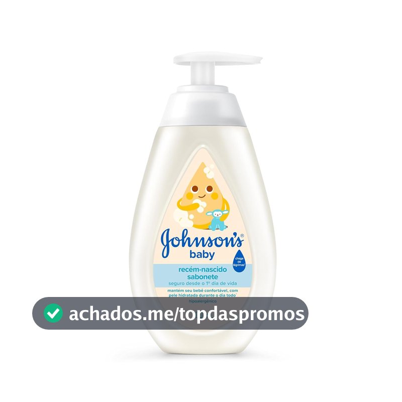 Sabonete Líquido Johnson's Baby Recém-Nascidos, 200ml