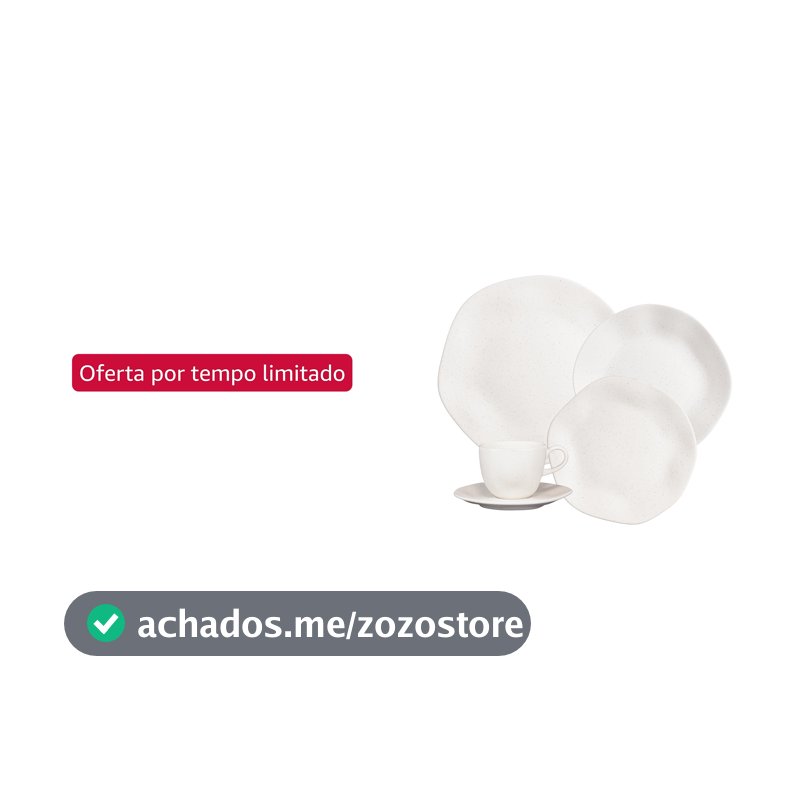 Oxford Aparelho De Jantar 20 Peças Ryo Baunilha
