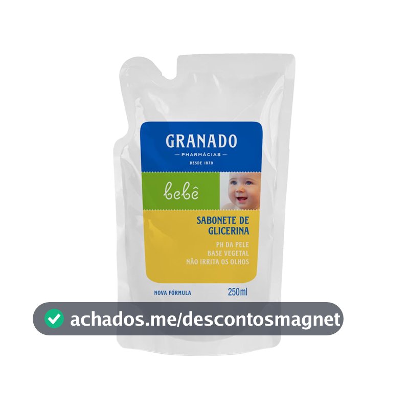 Granado Refil Sabonete Líquido Bebê, Tradicional, 250ml