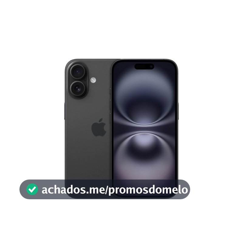 Apple iPhone 16 (512 GB) – Preto