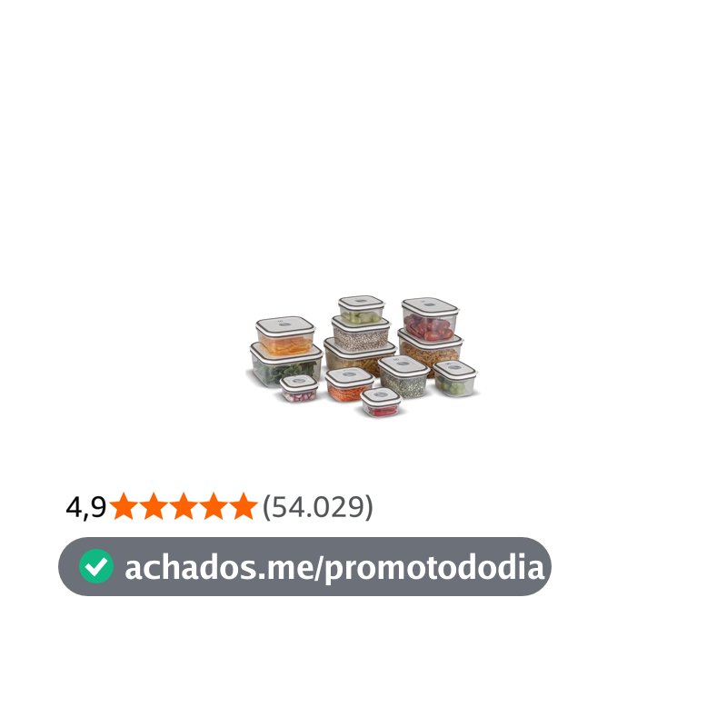 Electrolux, Pote Hermetico, 12 unidades, A23122901, cinza