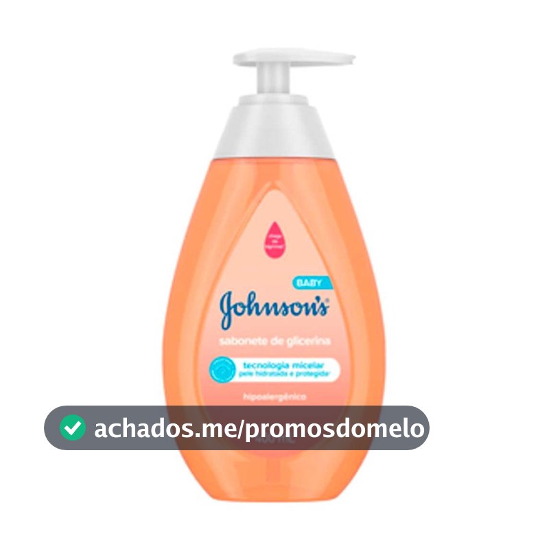 Sabonete Líquido de Glicerina Johnson's Baby, Da Cabeça aos Pés, 400ml