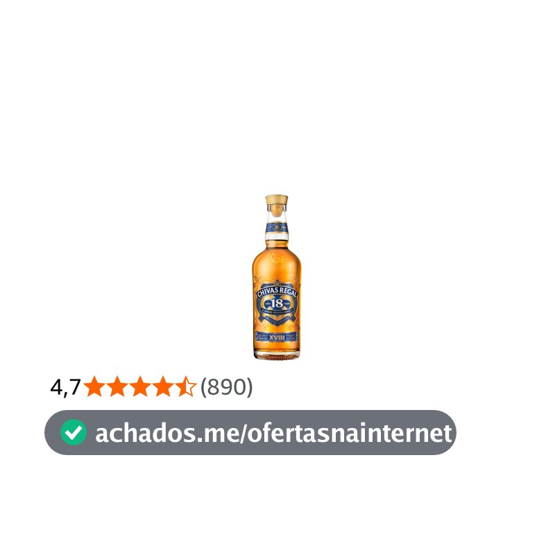Whisky Chivas Regal 18 anos Escocês - 750 ml