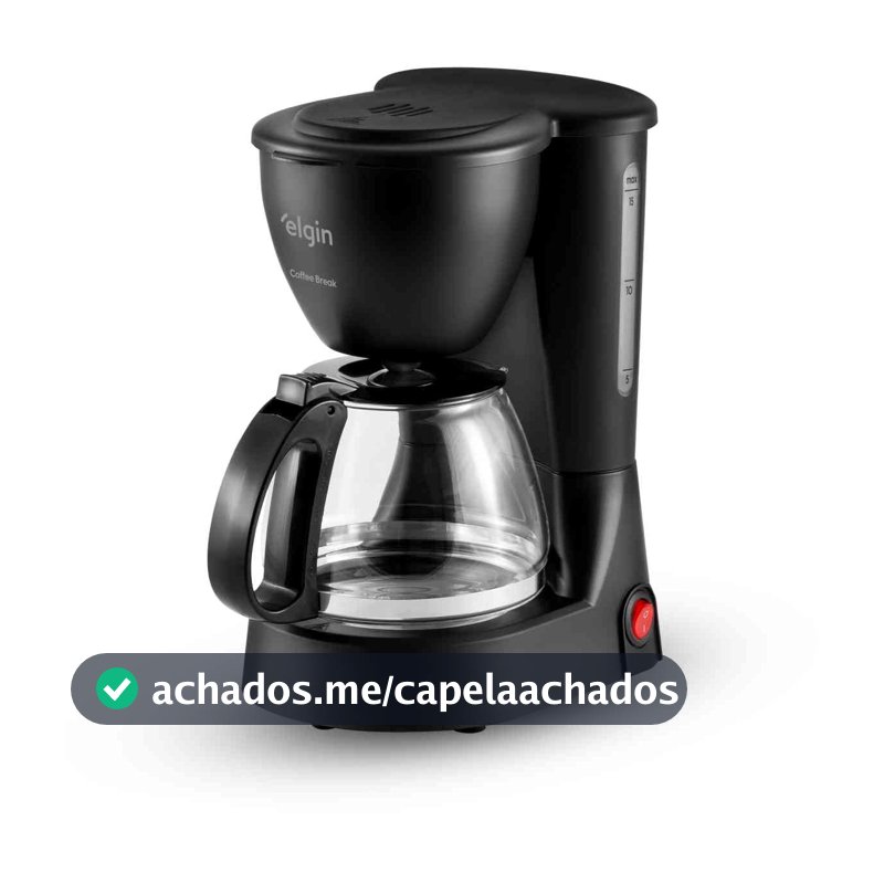 Cafeteira Elétrica 15 Xícaras Elgin Coffee Break Sistema Corta-pingos Preta 110V