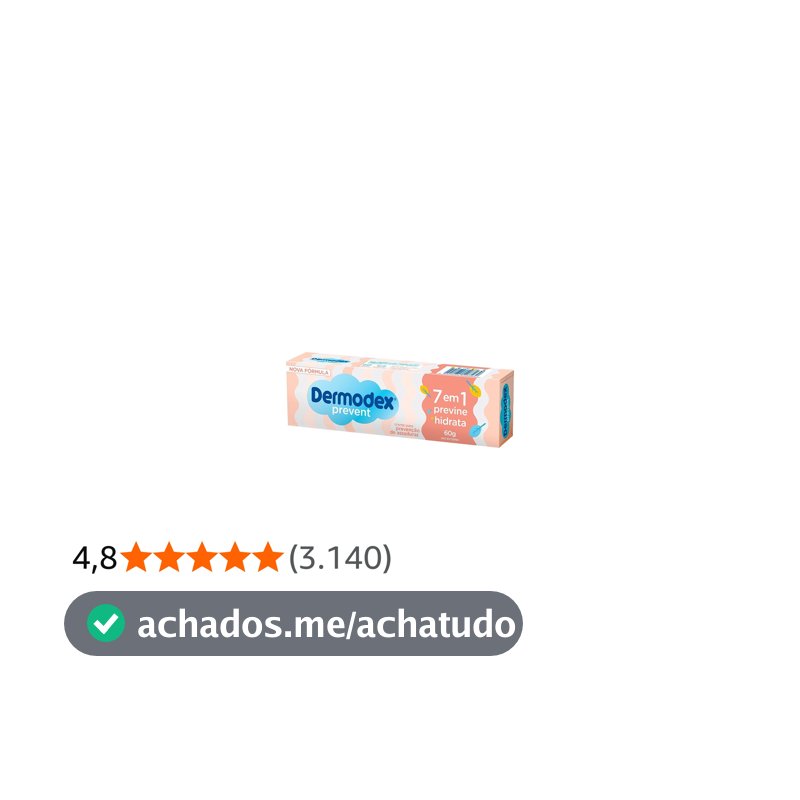 Dermodex Prevent Creme para Prevenção de Assaduras 60g