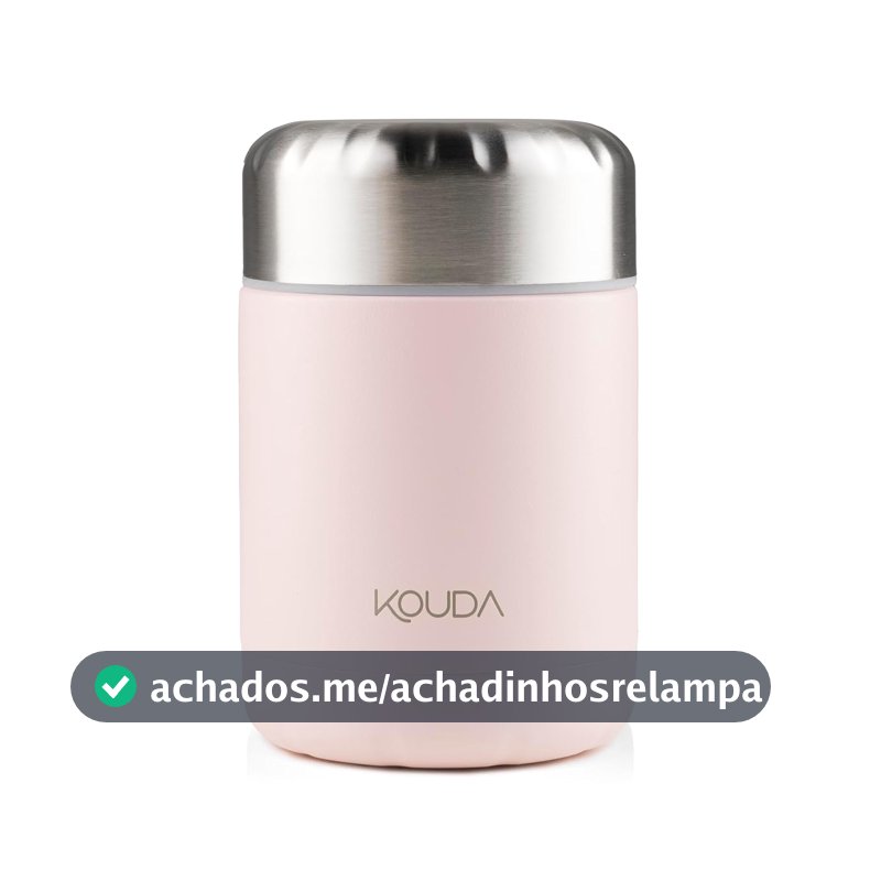 Pote Térmico Kouda Dome Rosa Claro - 300ml