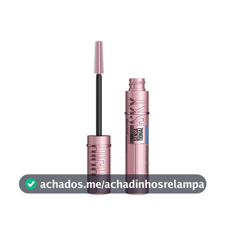 Maybelline Ny Máscara de Cílios Lash Sensational Sky High À Prova D'Água, Preto 6 ml