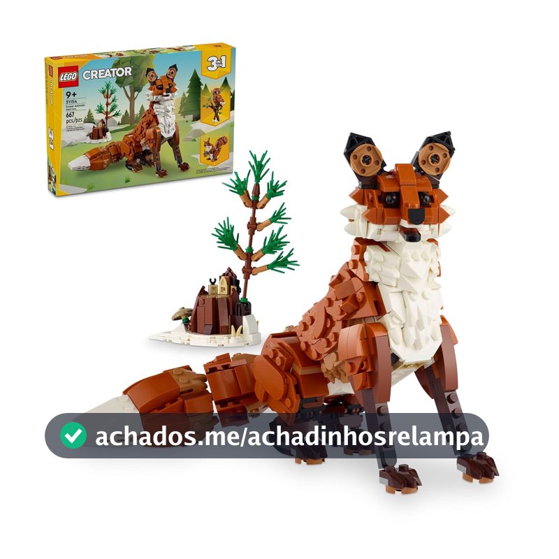 LEGO Set LEGO Creator 31154 Animais da Floresta: Raposa Vermelha 667 peças