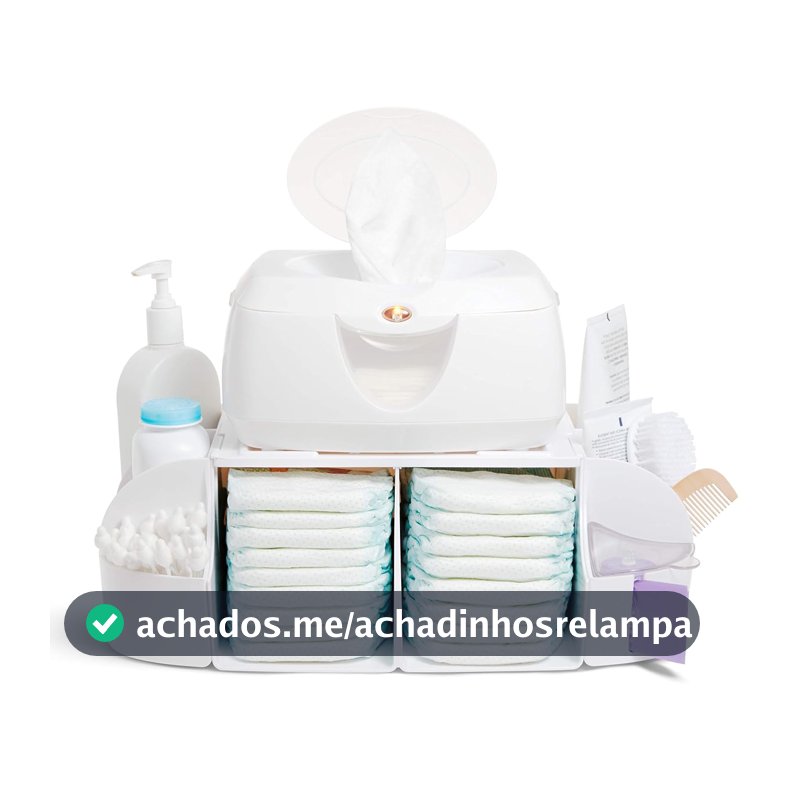 Organizador para troca de fraldas Munchkin, branco