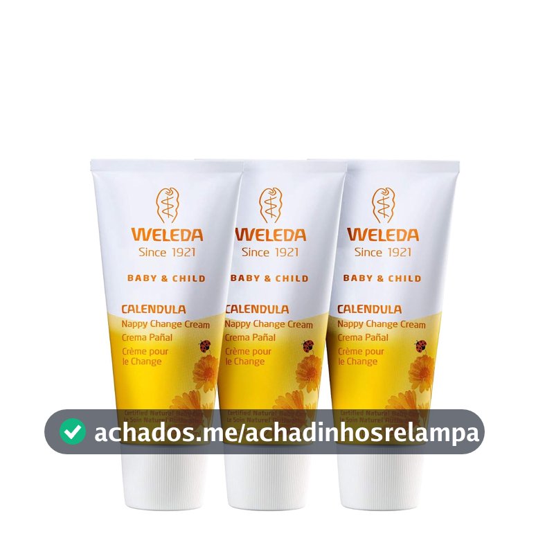 Kit Weleda Baby Calêndula - Cremes para Assaduras 3x75ml