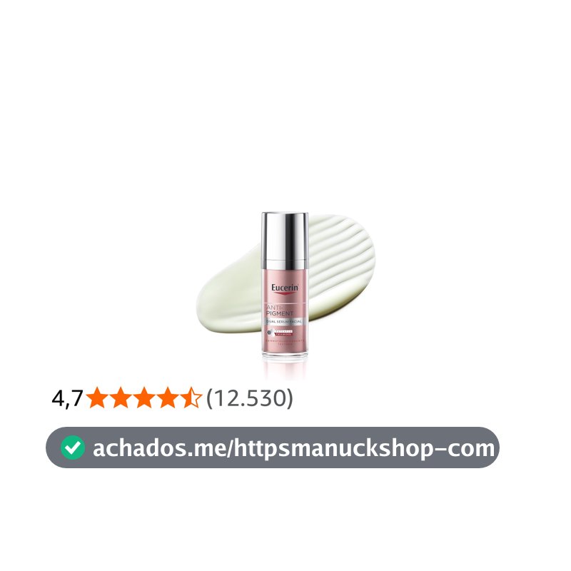 EUCERIN Dual Sérum Facial Antimanchas e Anti-idade 30ml, Anti-Pigment, Clareador, Thiamidol, Ácido Hialurônico